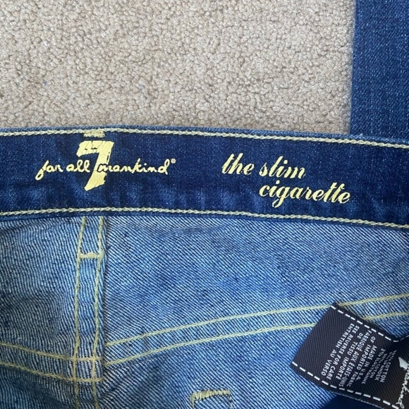 7 For All Mankind “ the slim cigarette” size 25 - Picture 9 of 9